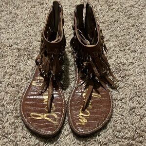 Sam Edelman fringe sandals size 8